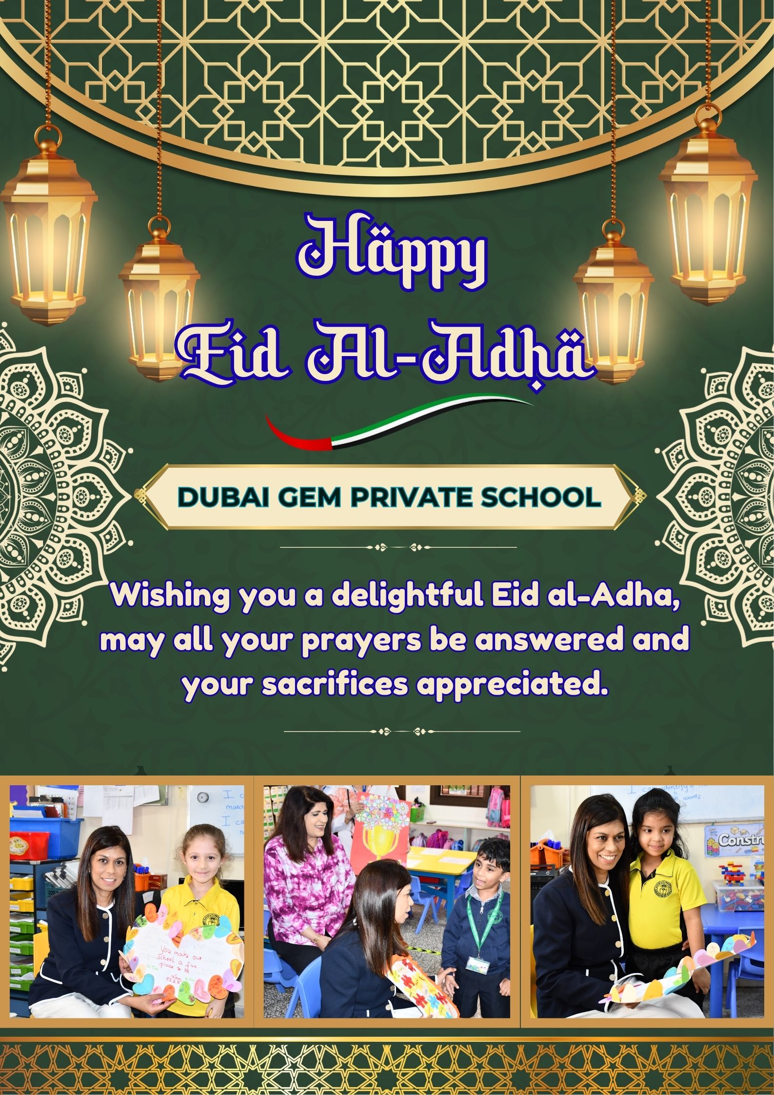 Happy Eid Al-Adha from Dubai Gem Private School
